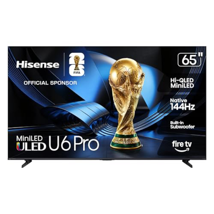Hisense 65" U6 Pro Mini-LED 4K Smart TV – 144Hz Gaming