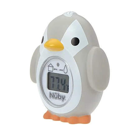 Nuby Floating Penguin Bath & Room Digital Thermometer for Baby