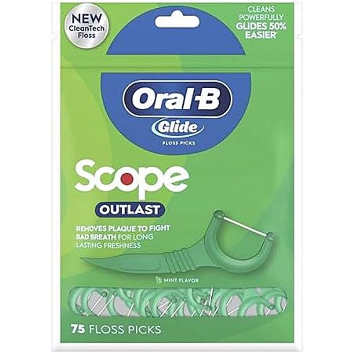 75-Ct Oral-B Complete Glide Floss Picks Scope Outlast Mint