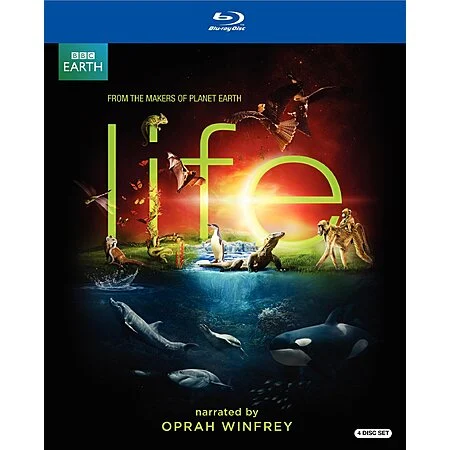 Life narrated by Ofrah Winfrey (Blu Ray) $11 Amazon or Walmart.com