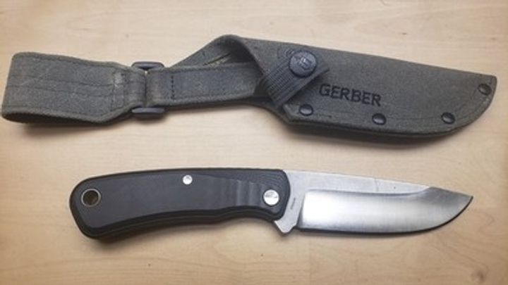 Gerber Downwind Drop-Point Fixed Blade Knife
