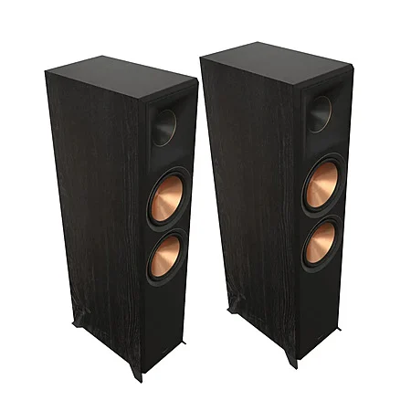 Klipsch Reference Premiere RP-8000F II Floorstanding Speakers (Pair, Ebony) | Apply Code: JHCE9834