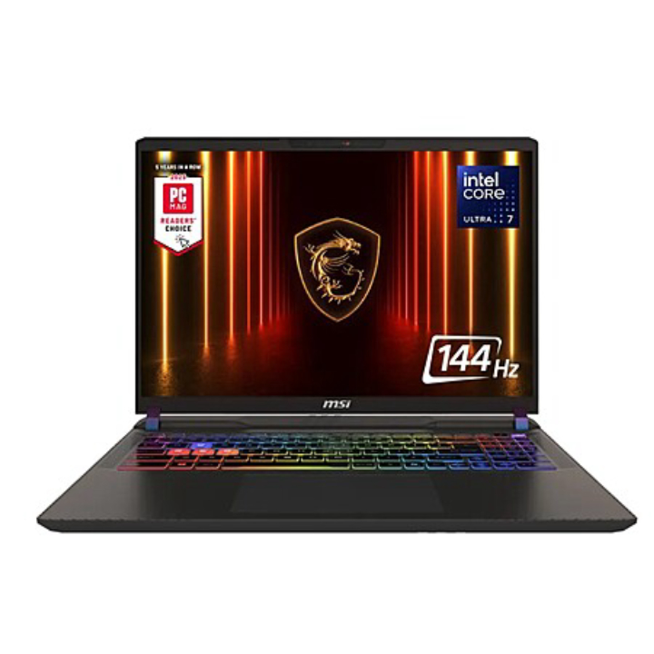 MSI Vector HX 16" 144Hz Gaming Laptop, Intel Ultra 7 255HX, RTX 5070 Ti, 16GB RAM, 1TB SSD