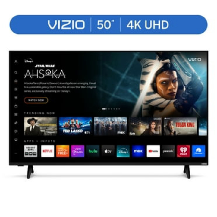 Open Box, Onn 50" Class 4K UHD Smart TV, Dolby Vision HDR, DTS Virtual