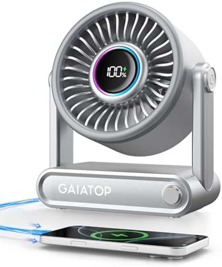 Gaiatop Portable Quiet Desk Fan,