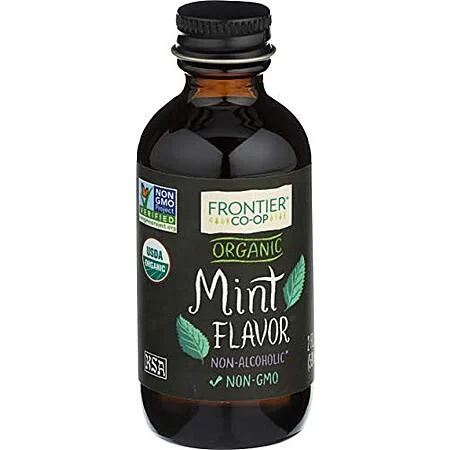 $2.54 | 2-Oz Frontier Co-op Organic Non-Alcoholic Mint Flavor at Amazon