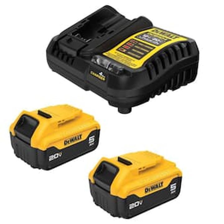 DeWALT XR POWERSTACK 20V MAX 5Ah Battery & Charger Starter Kit