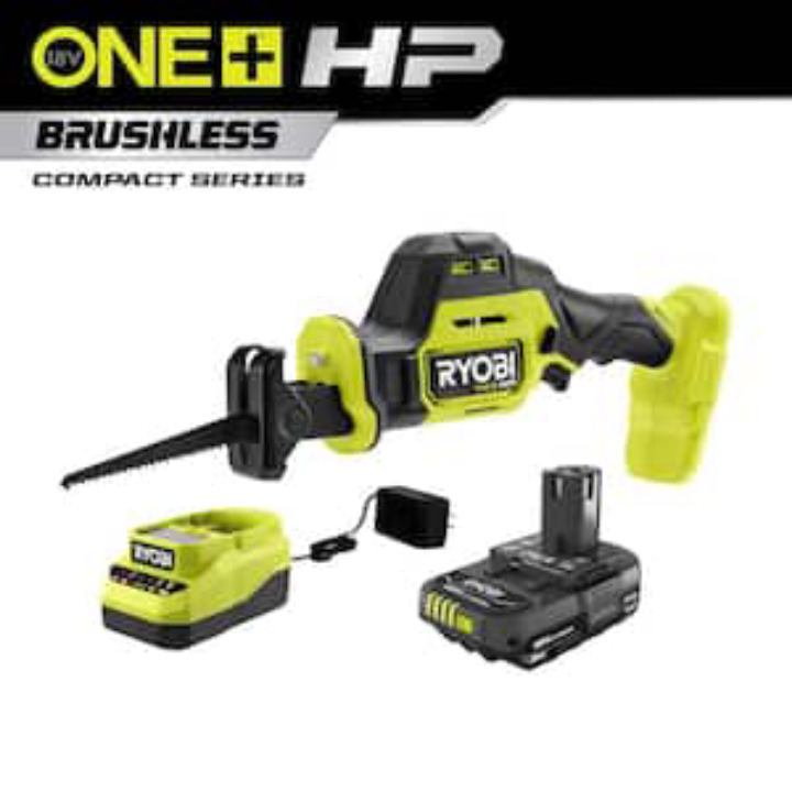 RYOBI ONE+ HP 18V Brushless Multi‑Tool & Reciprocating Saw Kit – High‑Performance DIY Power