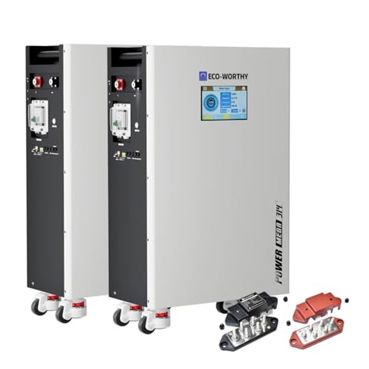 ECO-WORTHY Powermega 48V 314Ah LiFePO4 Battery – 16kWh Solar Storage