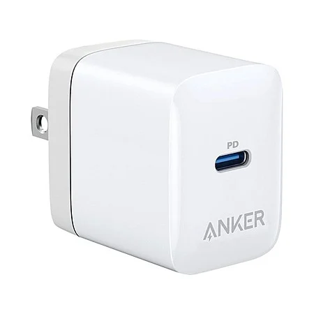Anker PowerPort III 20W USB-C Power Delivery Wall Chargers w/ Foldable Prongs