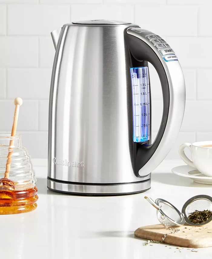 Cuisinart 1.7-L Stainless Steel Cordless Electric Kettle with 6 Preset Temperatures