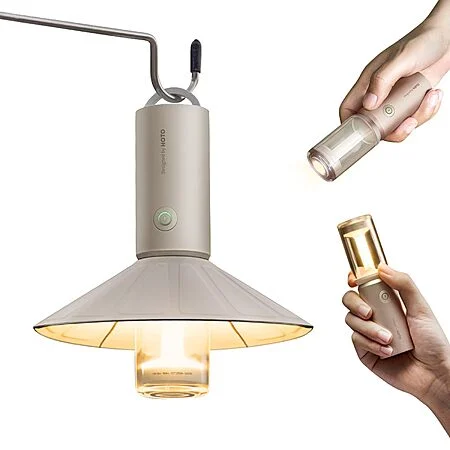 HOTO 3-in-1 LED Outdoor Camping Flashlight, Lamp & Lantern w/ Hook