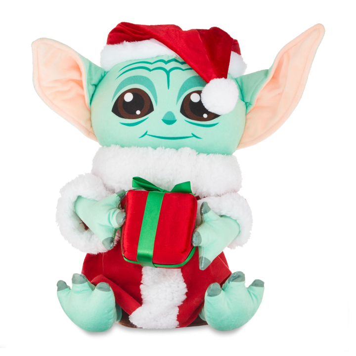 20 inch Holiday Greeter Star Wars Christmas Grogu in Santa Suit Decoration: $8