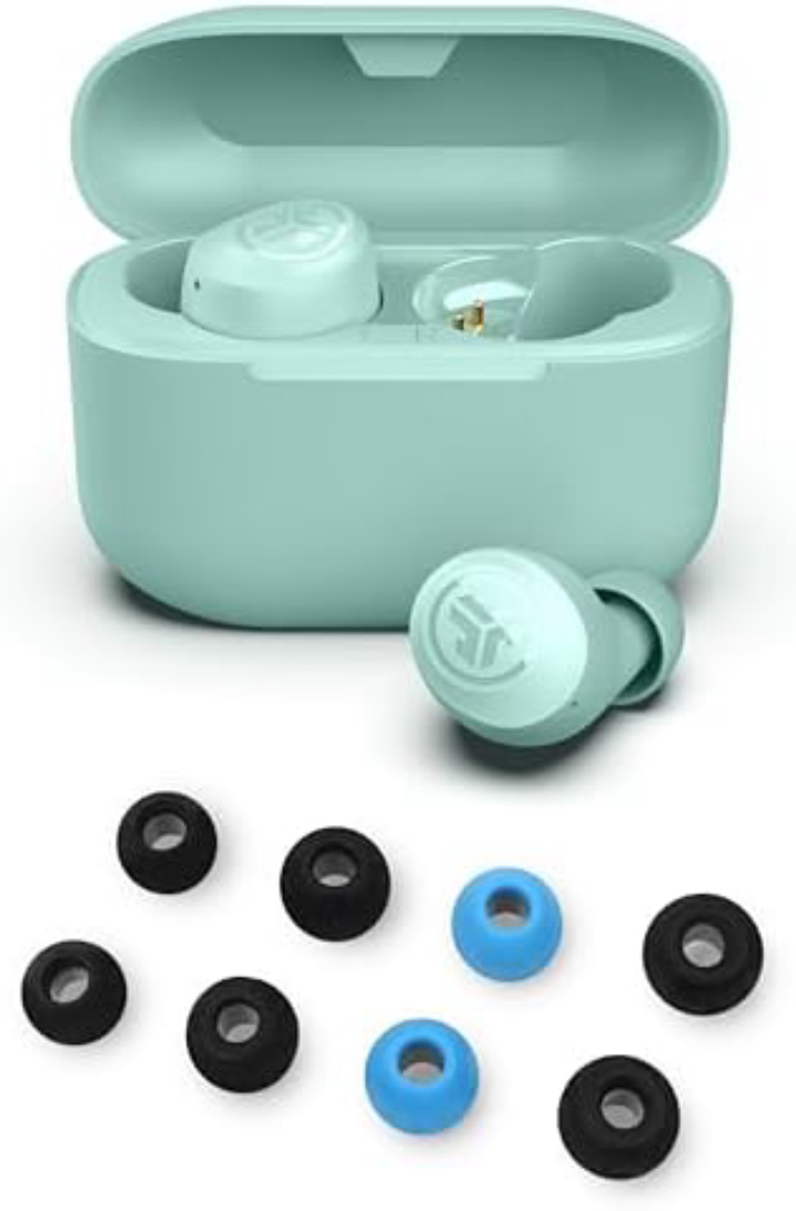 JLab Go Air Pop+ True Wireless Bluetooth Earbuds (Mint)
