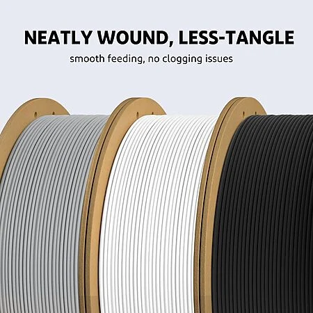 10-pack ELEGOO PLA+ 3D Printer Filament 1.75mm Grey PLA+ $95 + Free Shipping | Apply eCoupon​ JJY16 for $16 off at checkout.