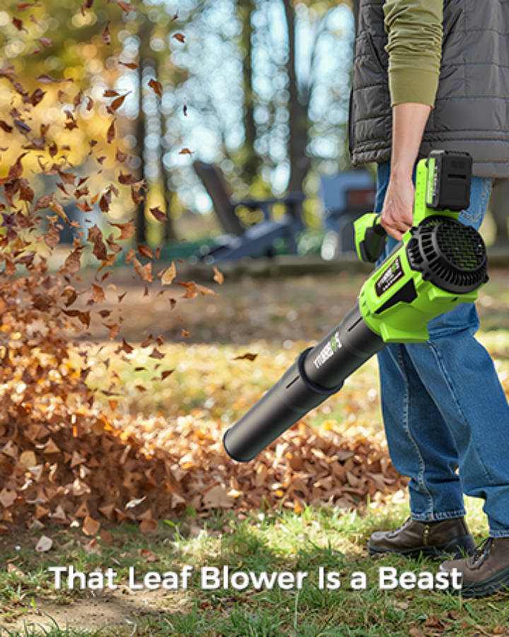 LUCKYTECH Leaf Blower Cordless Flex