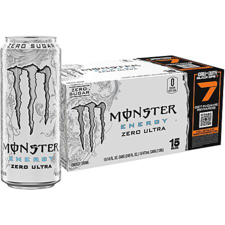 15-Pack 16-Oz Monster Energy Ultra Sugar Free Variety Pack