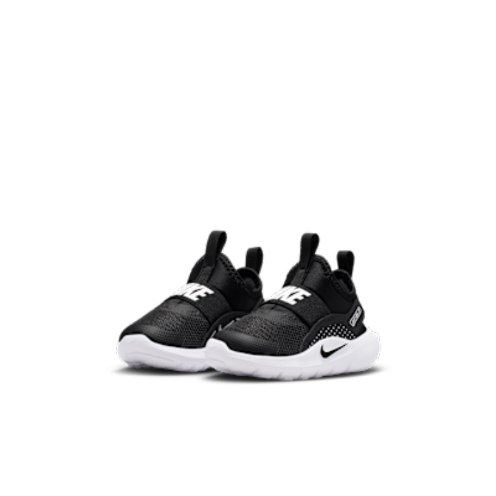 Nike Flex Runner 4 Baby & Toddler Slip‑On Shoes (Black/Volt)