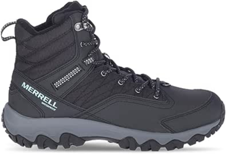 Merrell Men's Thermo Akita Mid Waterproof Boots Black Wide