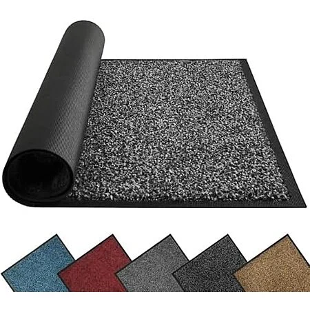 29.5" x 17" Mibao Front Door Mat (Gray) at Amazon