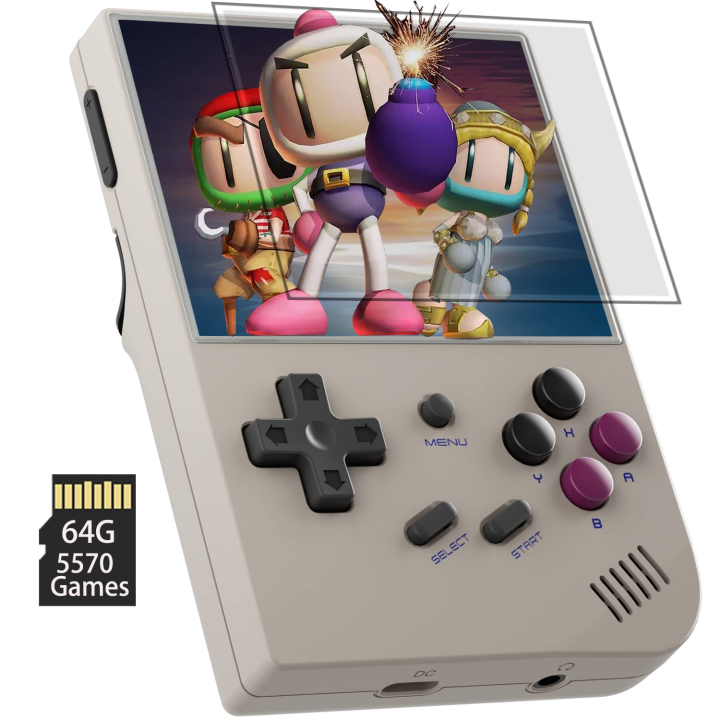 ANBERNIC RG35XX Game Console 64GB 5000 Games - Grey