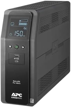 APC UPS 1500VA Sine Wave UPS Battery Backup