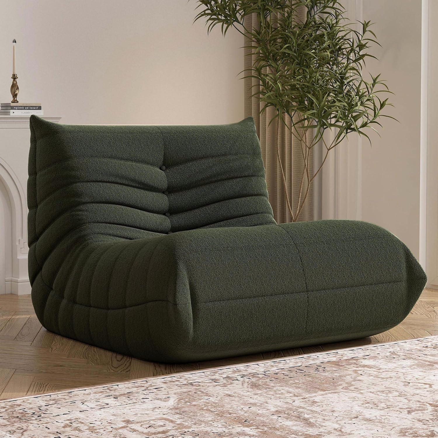 Bean Bag Chair, Fireside Chair Bean Bag Sofa Large