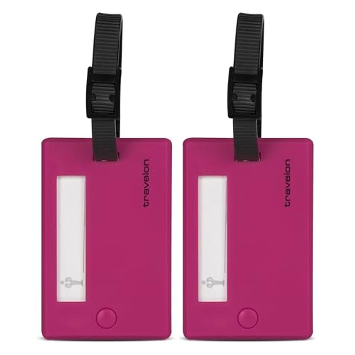 Travelon Luggage Tags Set of 2 – Privacy & ID Protection