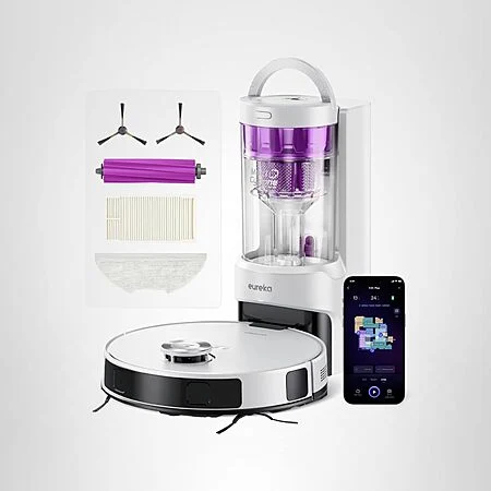 Eureka E20 Plus Robot Vacuum & Mop Combo w/ Bagless Self Emptying Station $184 + Free Shipping