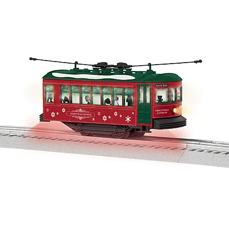 Lionel Christmas Express O Gauge Model Train Trolley with Underside Illumination