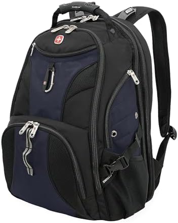 31L Swissgear 1900 Scansmart Laptop Backpack (Black/Blue)