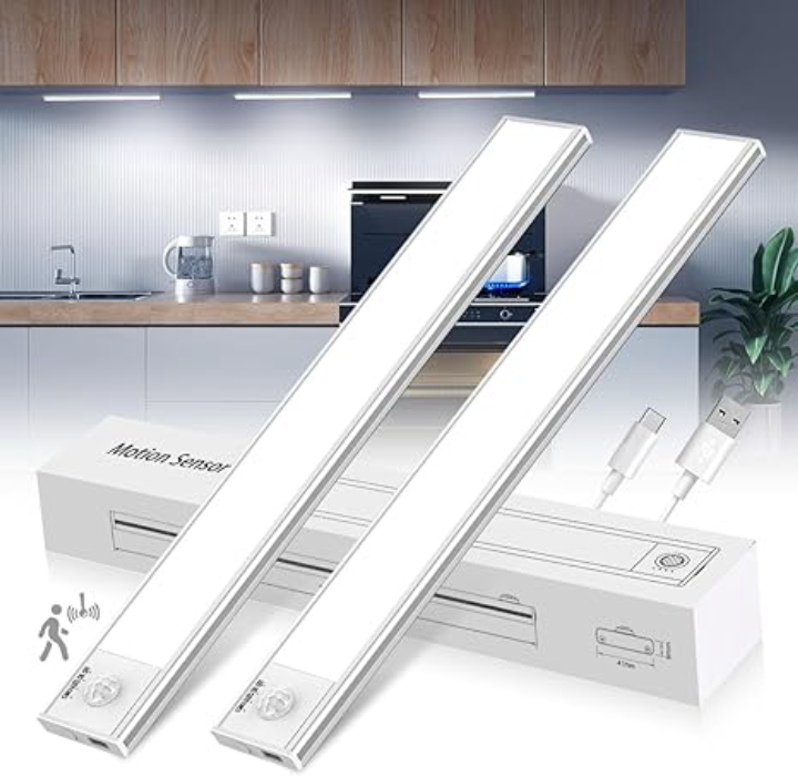Under Cabinet Lighting with Battery and Motion Sensor