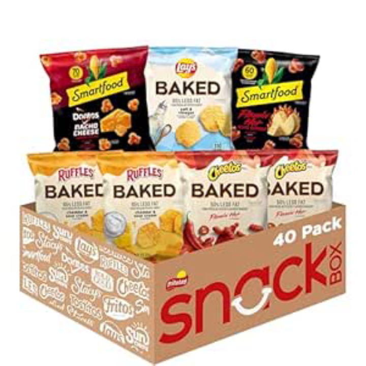 40-Pack Frito-Lay Baked & Popped Mix Variety Pack
