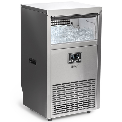 Deco Chef High-Capacity 99LB Commercial Ice Maker, 33LB Storage Capacity, Stainless Steel