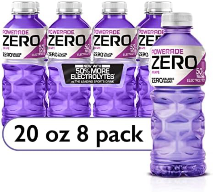 8-Pack 20-Oz POWERADE ZERO Sports Drink Grape