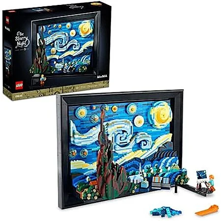 2316-Piece LEGO Ideas Vincent van Gogh The Starry Night Building Set(1)