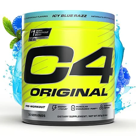9.4-Oz Cellucor C4 Original Pre-Workout Powder (Icy Blue Razz)