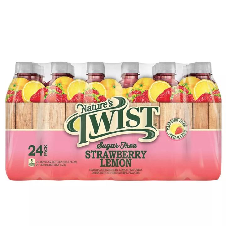 Nature's Twist Sugar-Free Strawberry Lemon (16.9 fl. oz., 24 pk.)