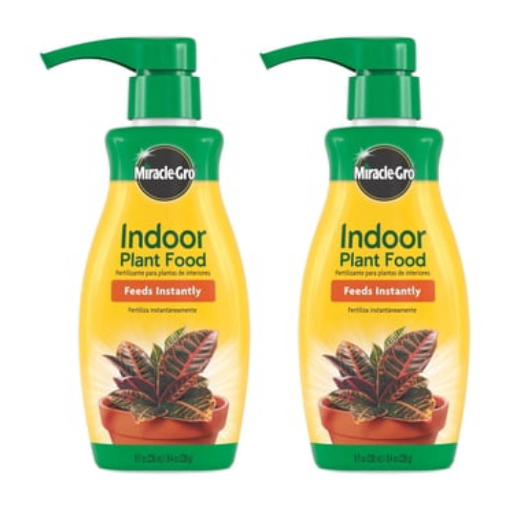 2-Pk 8-Oz Miracle-Gro Indoor Plant Food Liquid Fertilizer