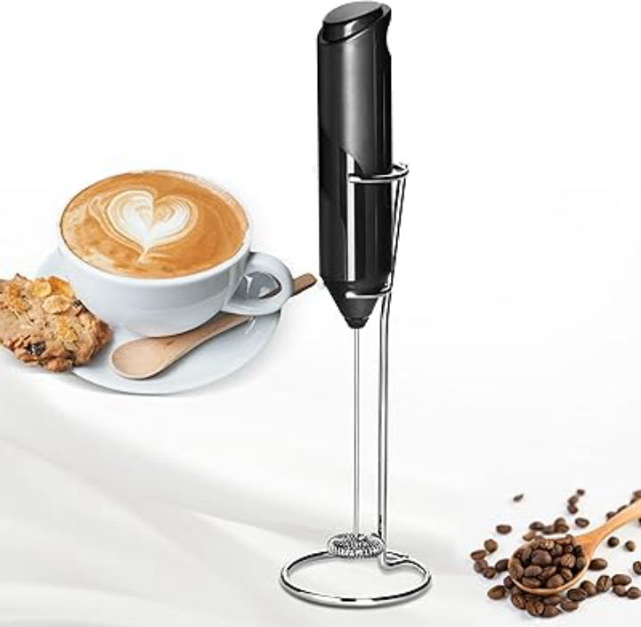 HealSmart Milk Frother Handheld, Battery Operated Whisk