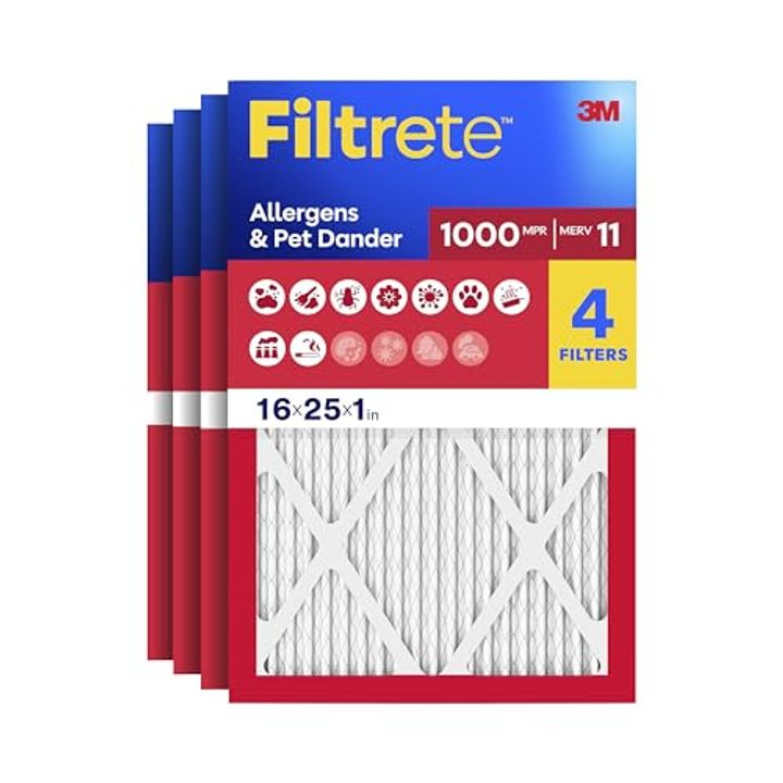 Filtrete 16x25x1 MERV 11 Air Filter 4-Pack – 59% Off