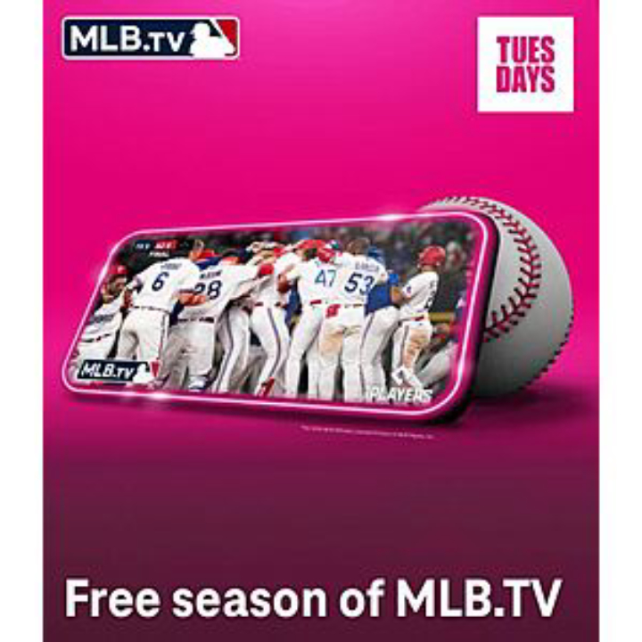 (FREE) T-Mobile Customers: 2024 MLB.TV Season Stream/Subscription