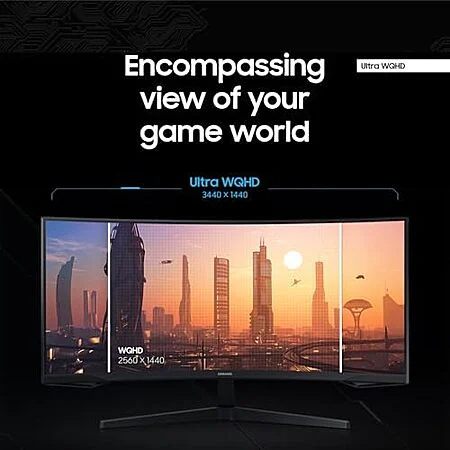  Samsung Odyssey G5 34″ Curved Ultrawide Gaming Monitor