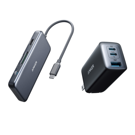 Anker Bundle: Nano Charging Station (6-in-1, 67W) and Anker 341 USB-C Hub (7-in-1) | Apply Code: Affus2667129