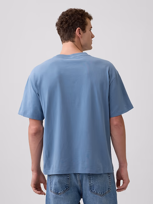 Gap Factory Men's VintageSoft Boxy Gap Logo T-Shirt