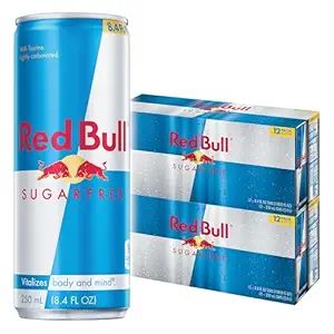 24-Pack 8.4-Oz Red Bull Sugar Free Energy Drink (Original)