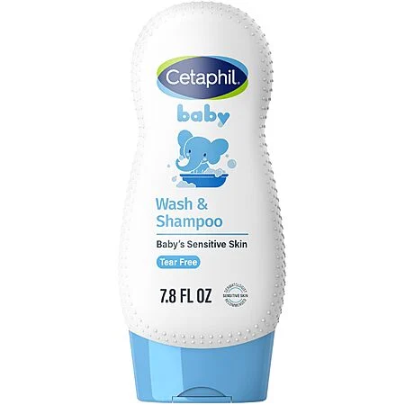 7.8-Oz Cetaphil Baby Hypoallergenic Shampoo & Body Wash for Sensitive Skin
