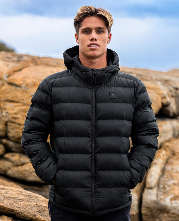 HOODED PUFFER JACKET