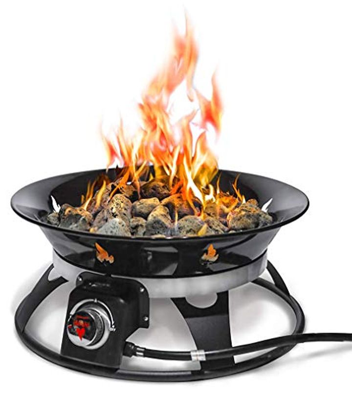 Outland Living 21" Propane Fire Pit – 58,000 BTU, Smokeless & Portable