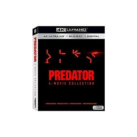 $29.90* | Predator 4-Movie Collection (1987-2018) (4K Ultra HD + Blu-Ray + Digital) at Amazon